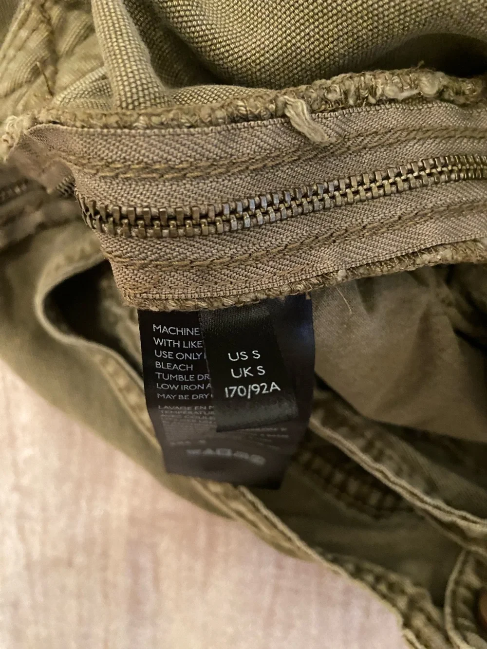 Free People size S onesie jumpsuit overalls utility grunge cargo green boho